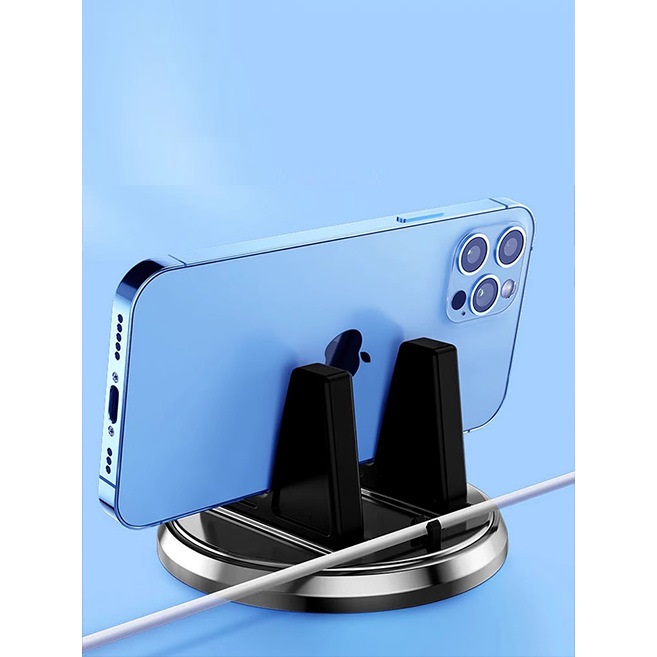Giá đỡ điện thoại ô tô nhựa xoay 360 độ