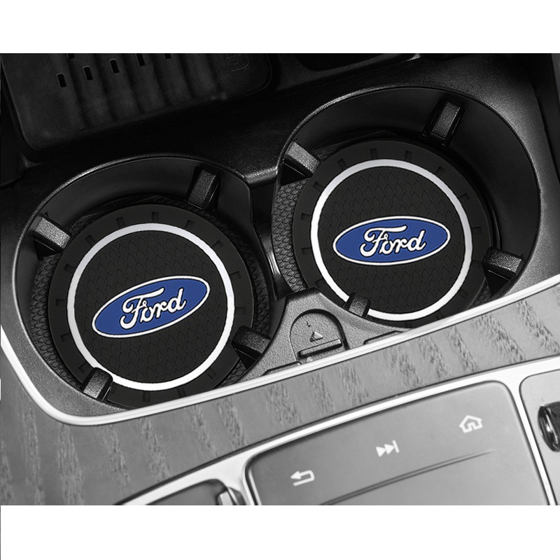 Miếng lót ly hộc nước ô tô cao su có logo