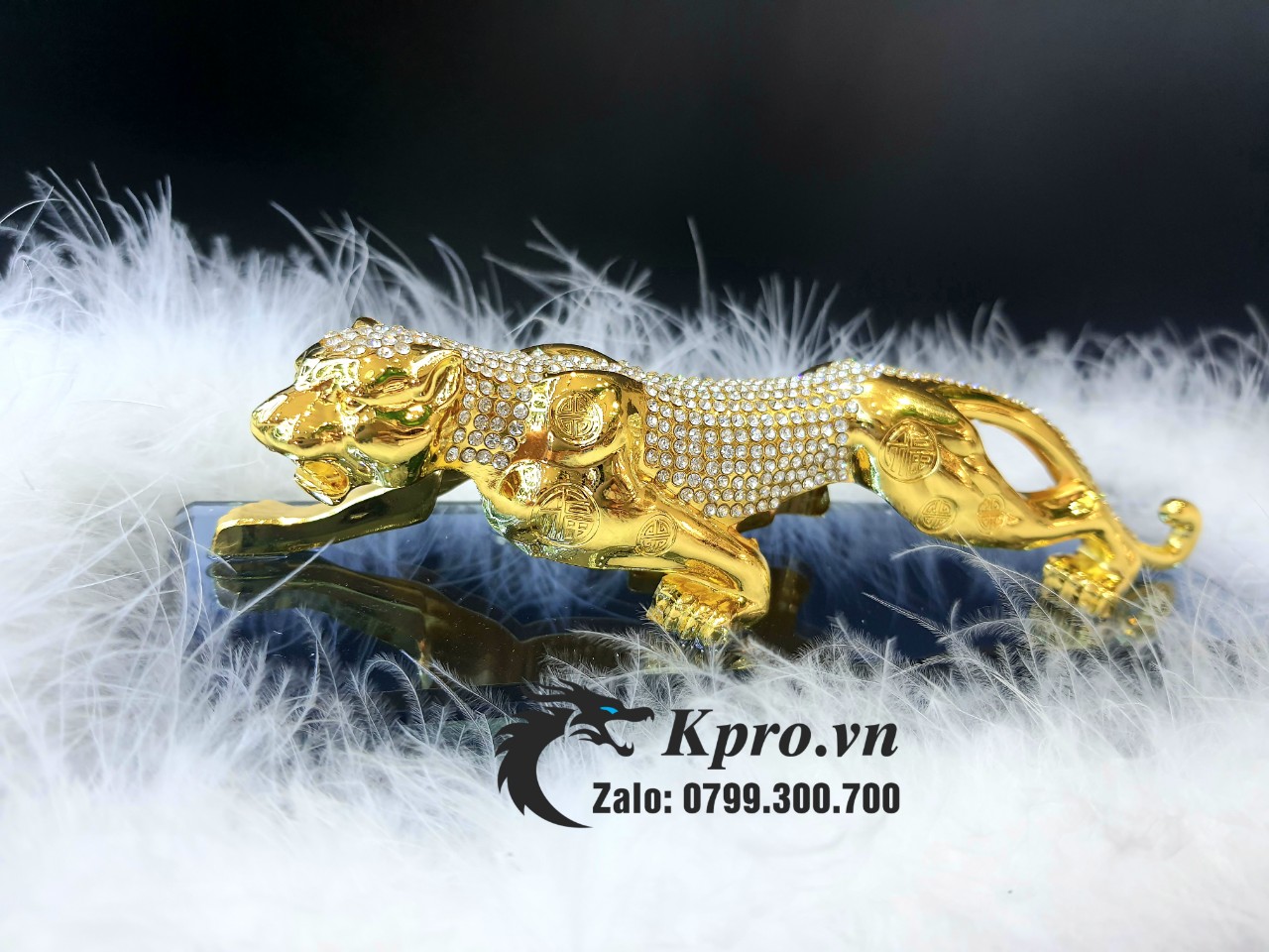 Nước Hoa Taplo Hổ Vàng Đính Đá Full