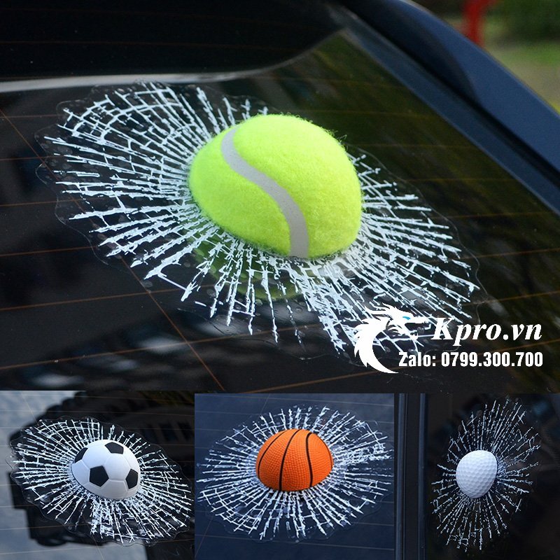 Hình Dán 3D Hiệu Ứng Bể Kính - Golf