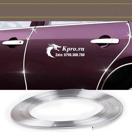 Nẹp Viền Trang Trí Mạ Crome 1,2cm * 15mét