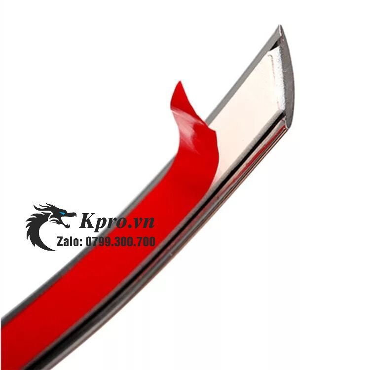 Nẹp Viền Trang Trí Mạ Crome 1,5cm * 15mét