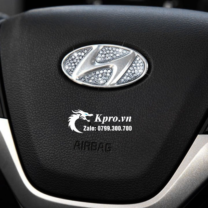 Nhãn Dán Logo Vô Lăng Đính Đá