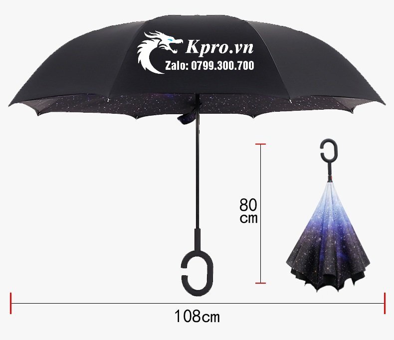Dù Gấp Ngược