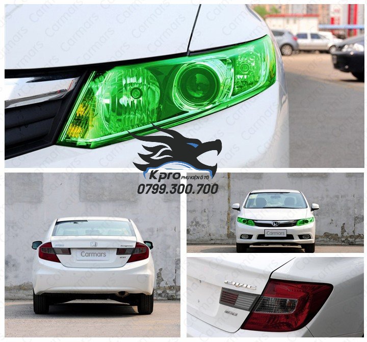 Phim đổi màu đèn pha 3 lớp (30cm*60cm)