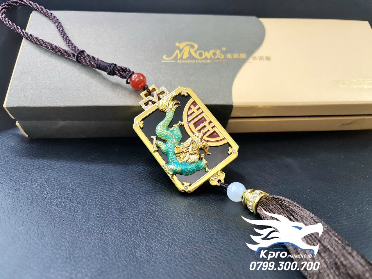Dây treo thẻ bài rồng xanh