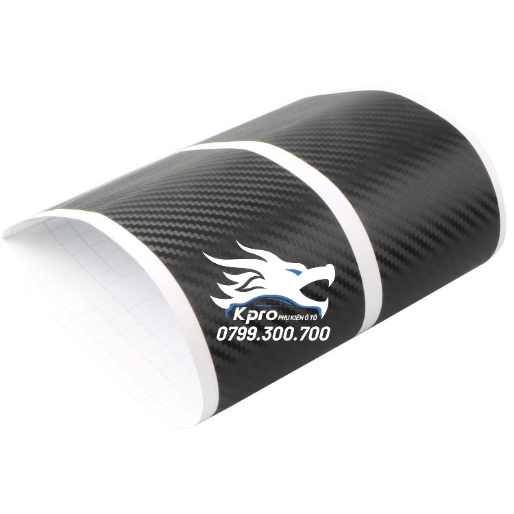 Decal vân carbon chống trầy bậc cửa (4 cửa)