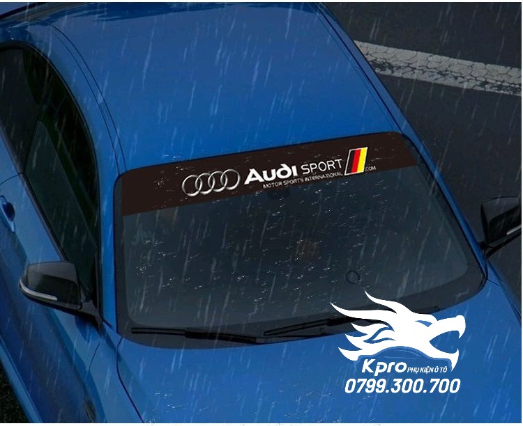 Decal logo dán cản trước ô tô