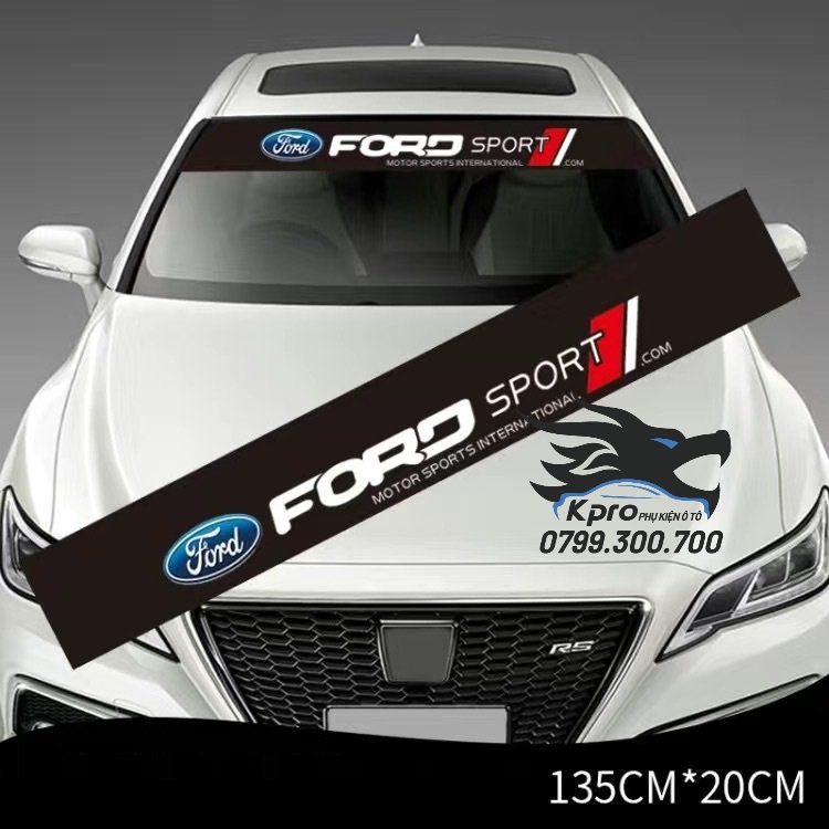 Decal logo dán cản trước ô tô