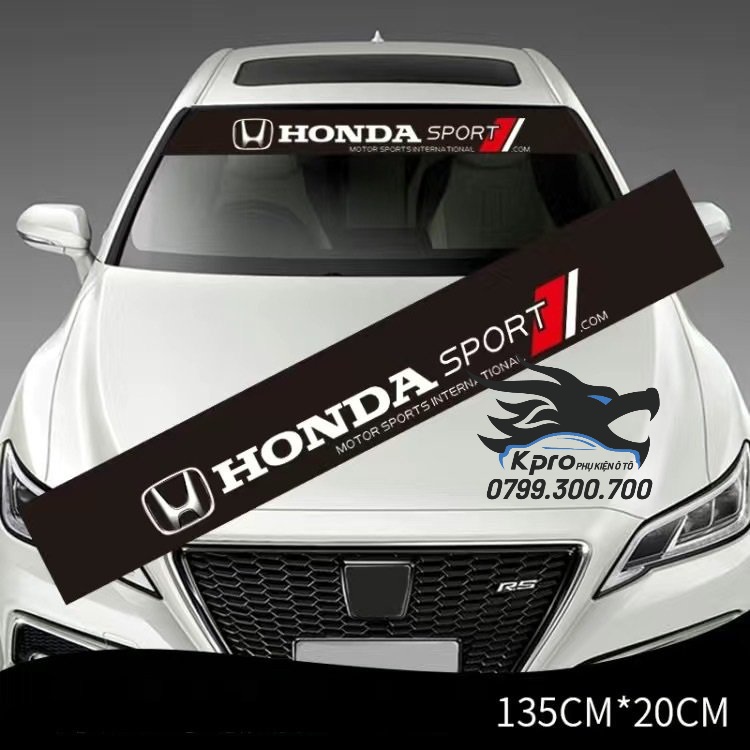 Decal logo dán cản trước ô tô