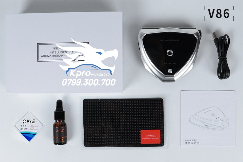 Máy khuếch tán tinh dầu pin sạc kèm bảng số điện thoại