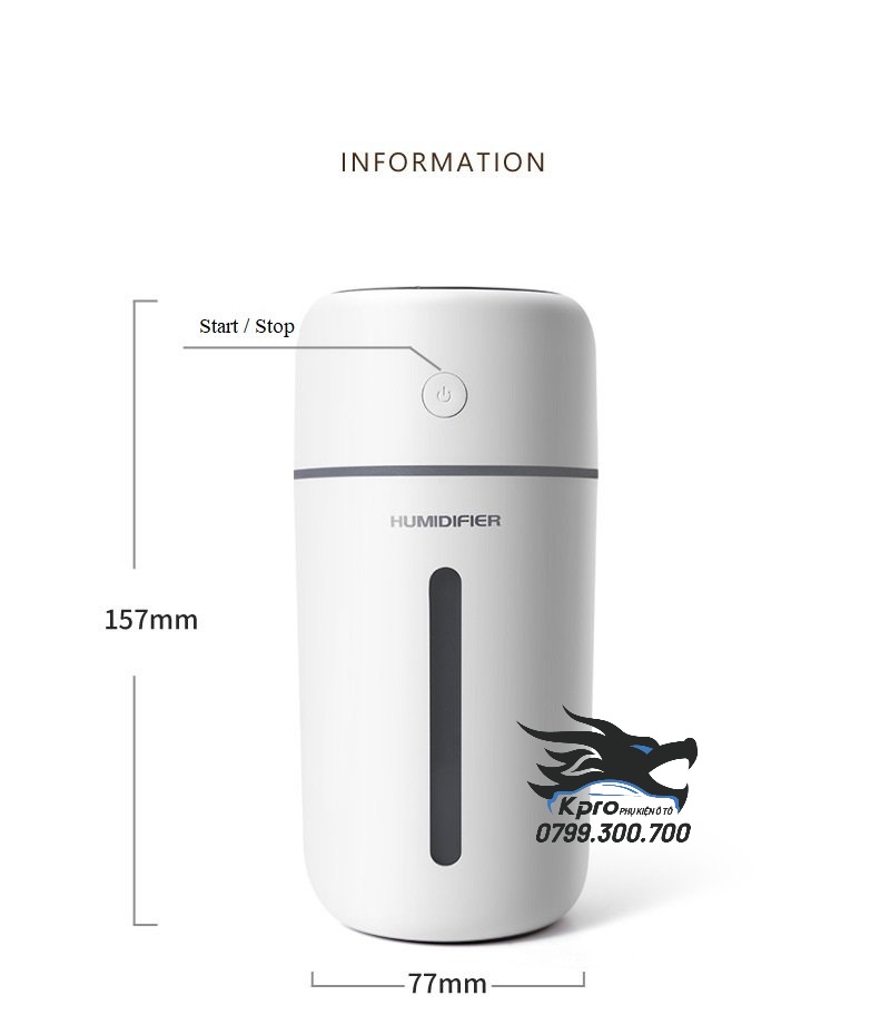 Máy Tạo Ẩm - Phun Tinh Dầu Ô Tô