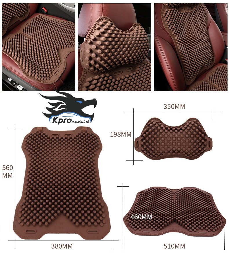 Lót ghế ô tô silicon (Hàng cao cấp)