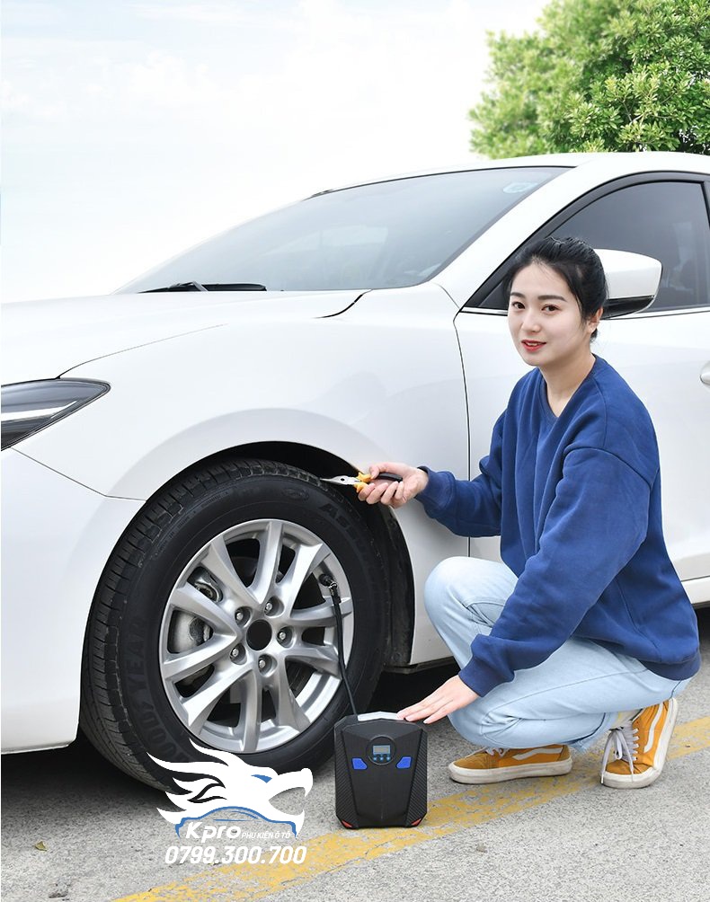 Máy bơm lốp ô tô AIKESI