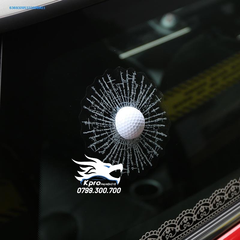 Hình Dán 3D Hiệu Ứng Bể Kính - Golf