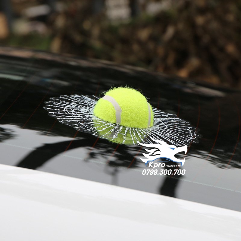 Hình Dán 3D Hiệu Ứng Bể Kính - Tennis