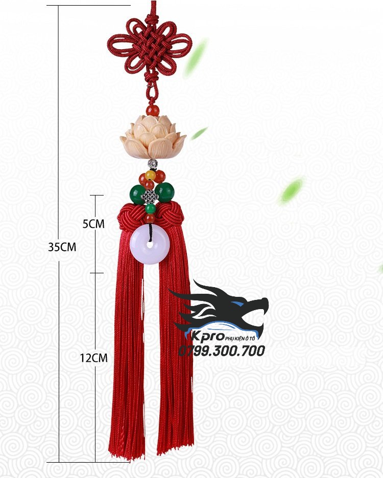 Hoa sen nhựa treo trang trí