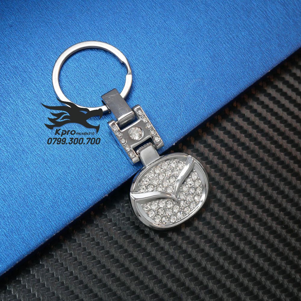 Móc Khóa Logo Đính Đá