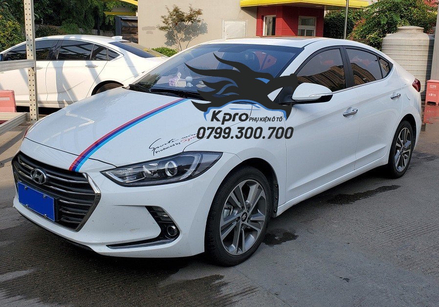 Decal dán trang trí nắp capo ô tô (0.15m * 1m)