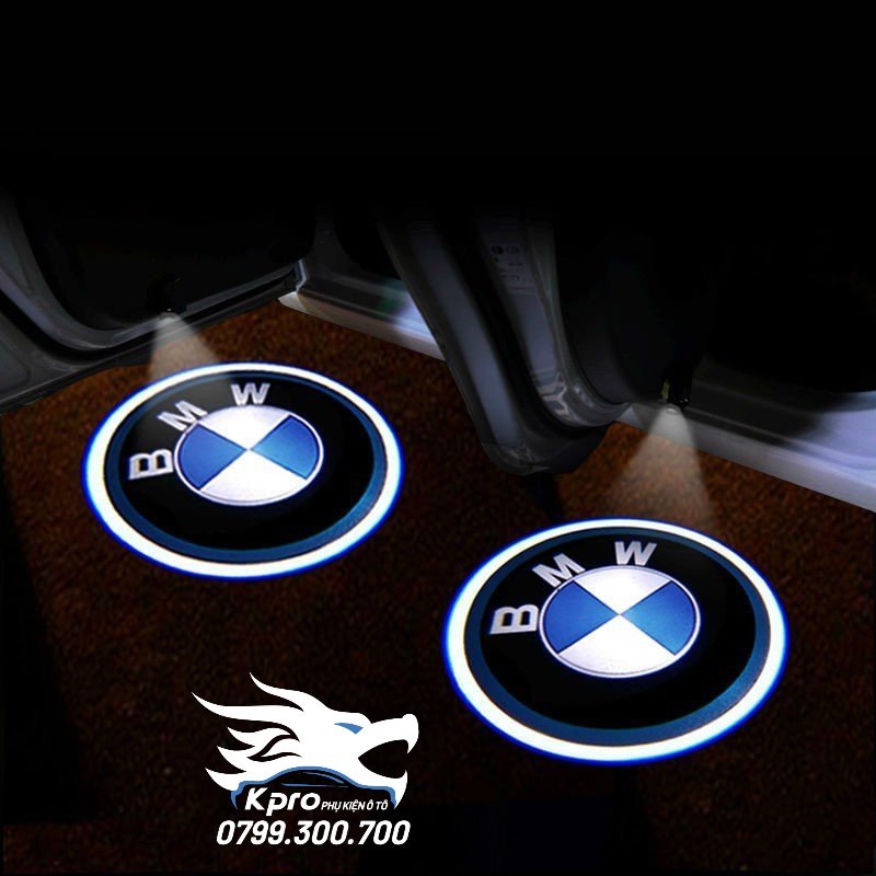 Bộ 2 đèn led logo gắn cửa ô tô