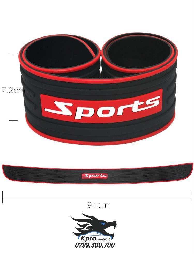 Cao su chống trầy cốp sau ô tô Sport