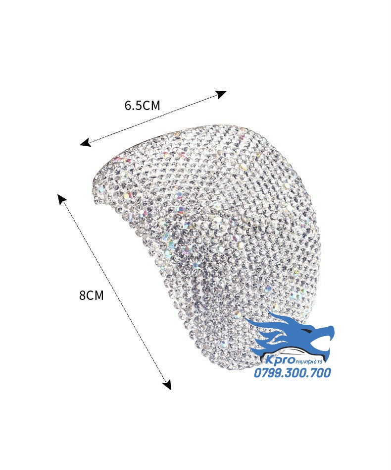 Ốp cần số đính đá Kia
