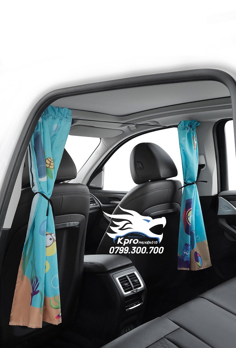 Rèm giữa ngăn hàng ghế trước sau ô tô (138cm x 82cm )