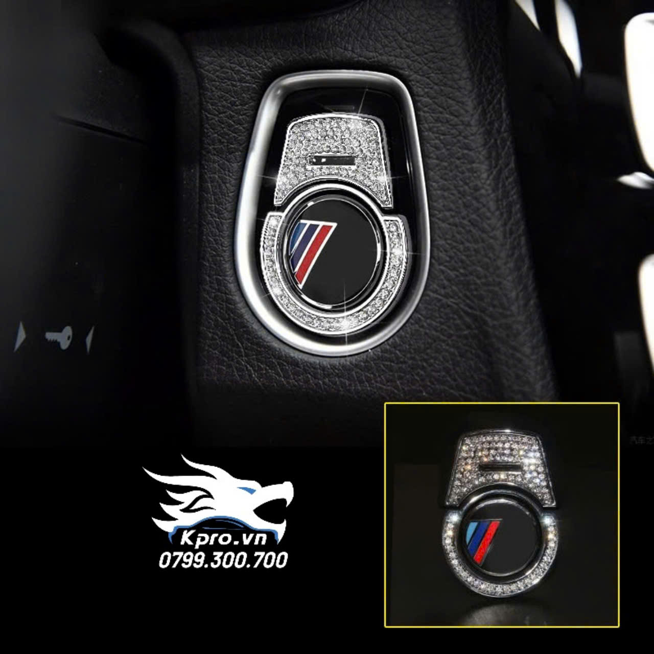 Bộ Nút Start/Stop - BMW Series 1, 3, 5 / BMW GT7 / BMW X3, X4, X5, X6