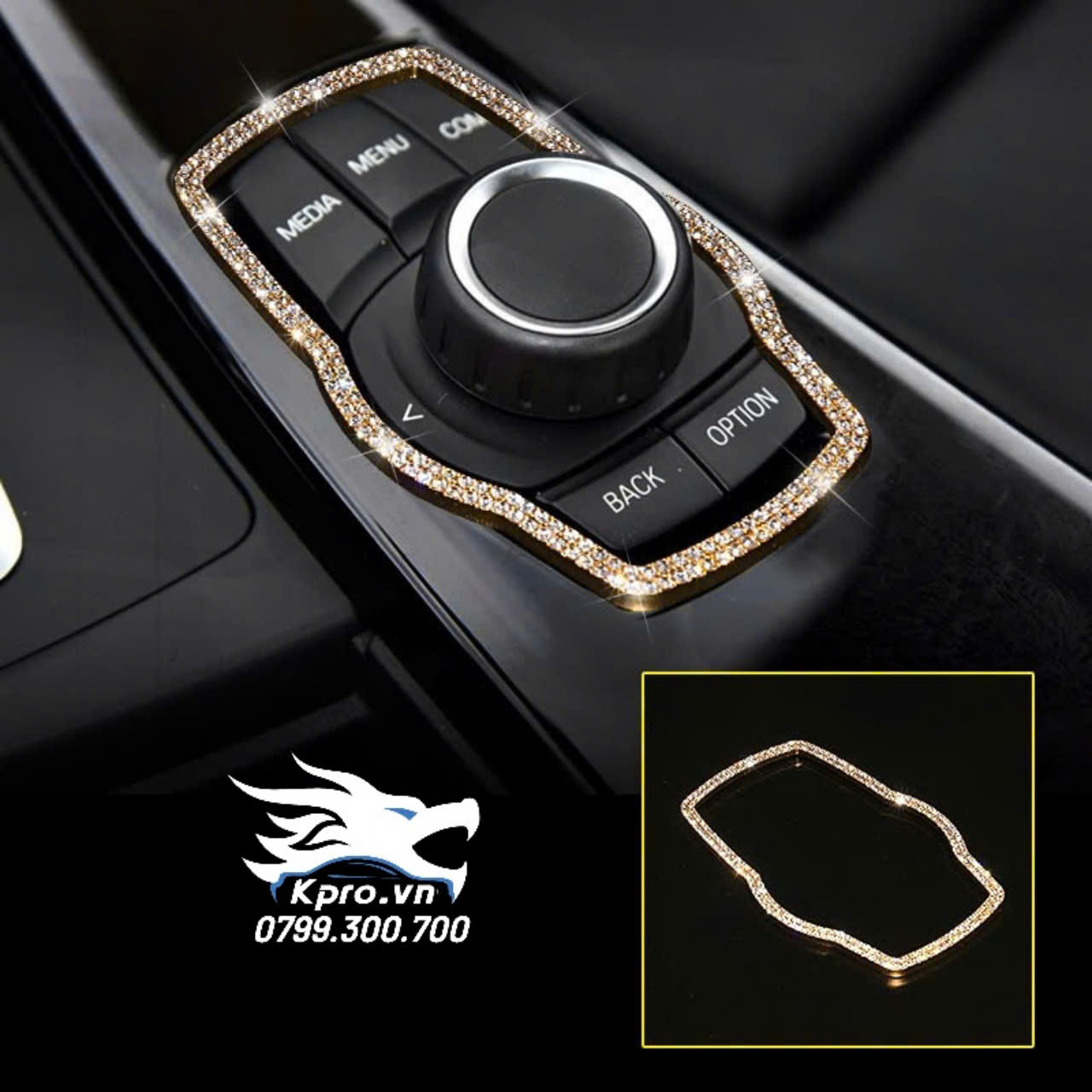Viền Hộp Nghe Nhạc - BMW Series 1, 3, 5 / BMW X3, X4