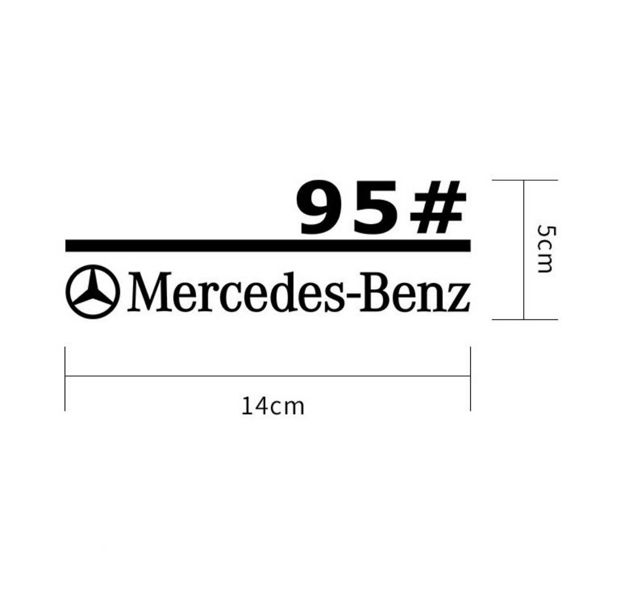 Decal nắp xăng ô tô có logo