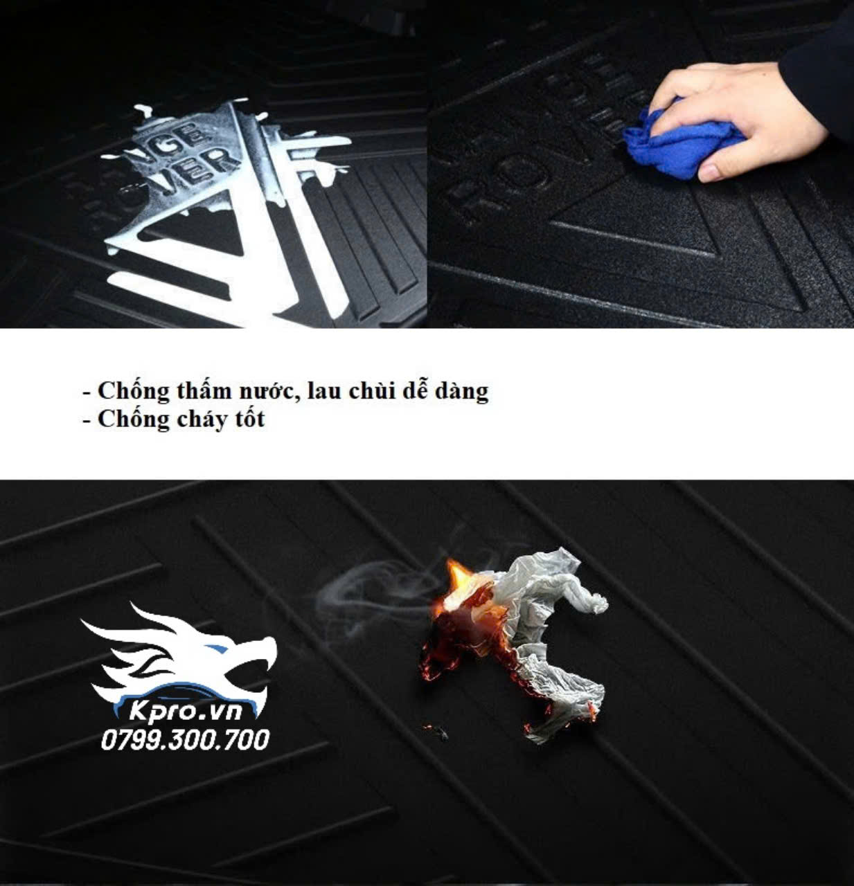 Cao su lót cốp Mazda chống thấm nước