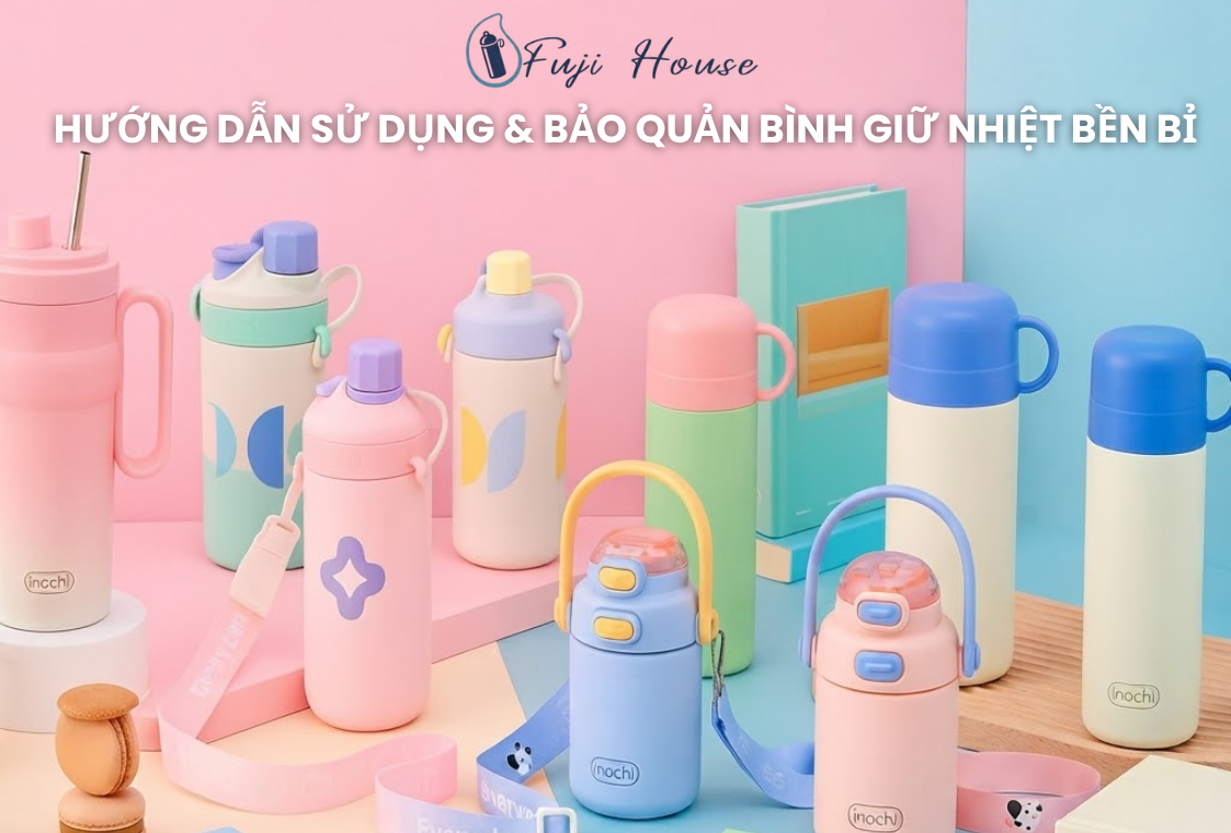 Hướng Dẫn Sử Dụng & Bảo Quản Bình Giữ Nhiệt Để Bền Bỉ Theo Năm Tháng