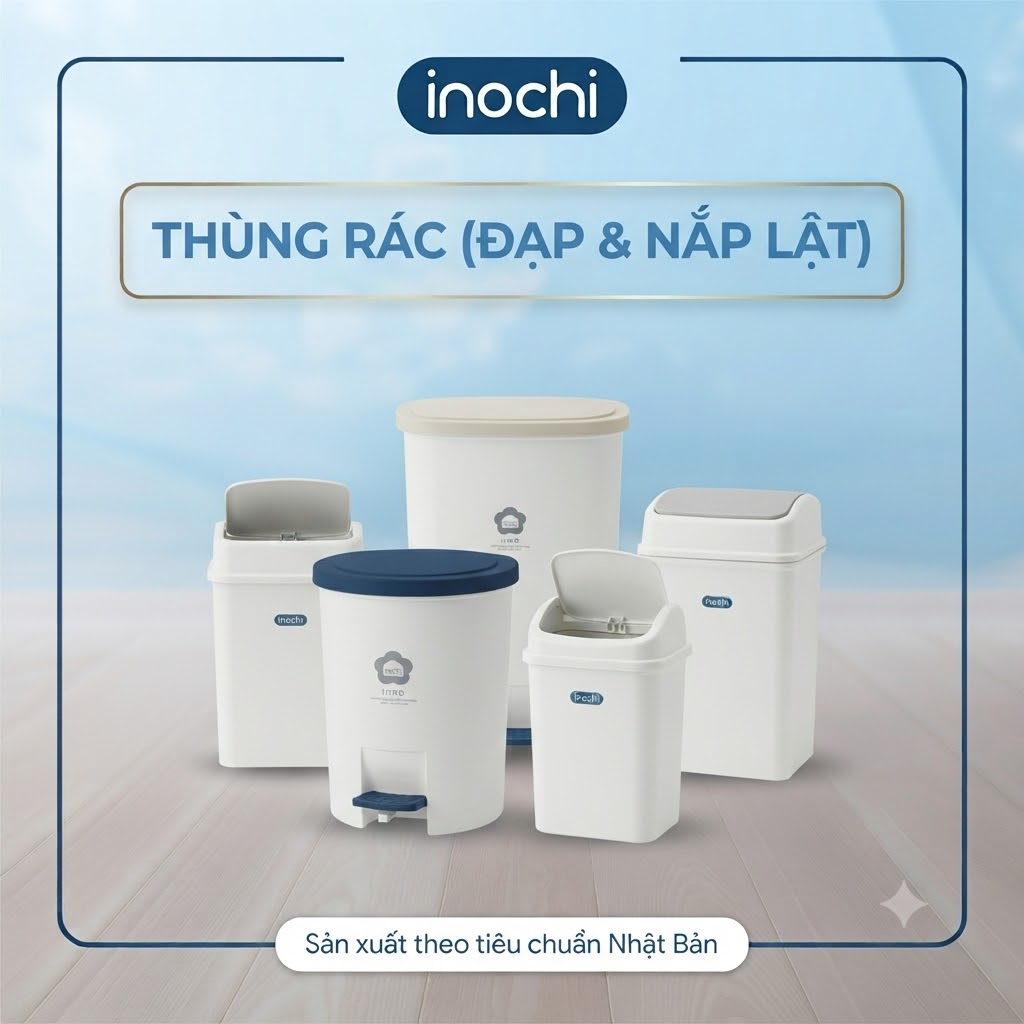 Danh mục Thùng Rác (Đạp & nắp lật)