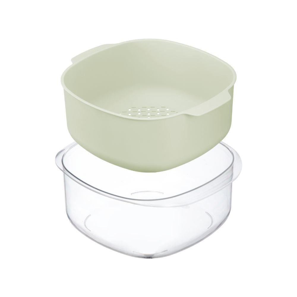 Bộ thau rổ vuông Yoko 23cm