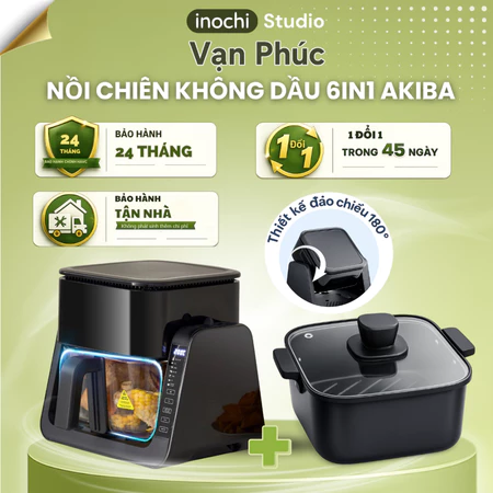Nồi Chiên Không Dầu 6in1 Akiba 4L