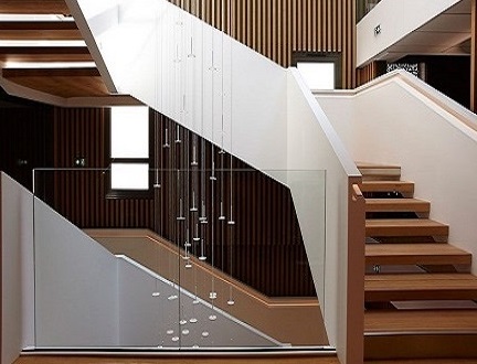 Đá solid surface ốp Cầu Thang