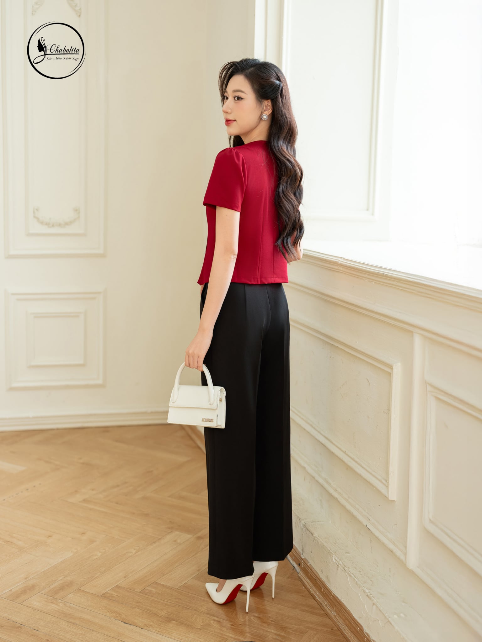 Áo đũi xịn vạt chéo màu đô