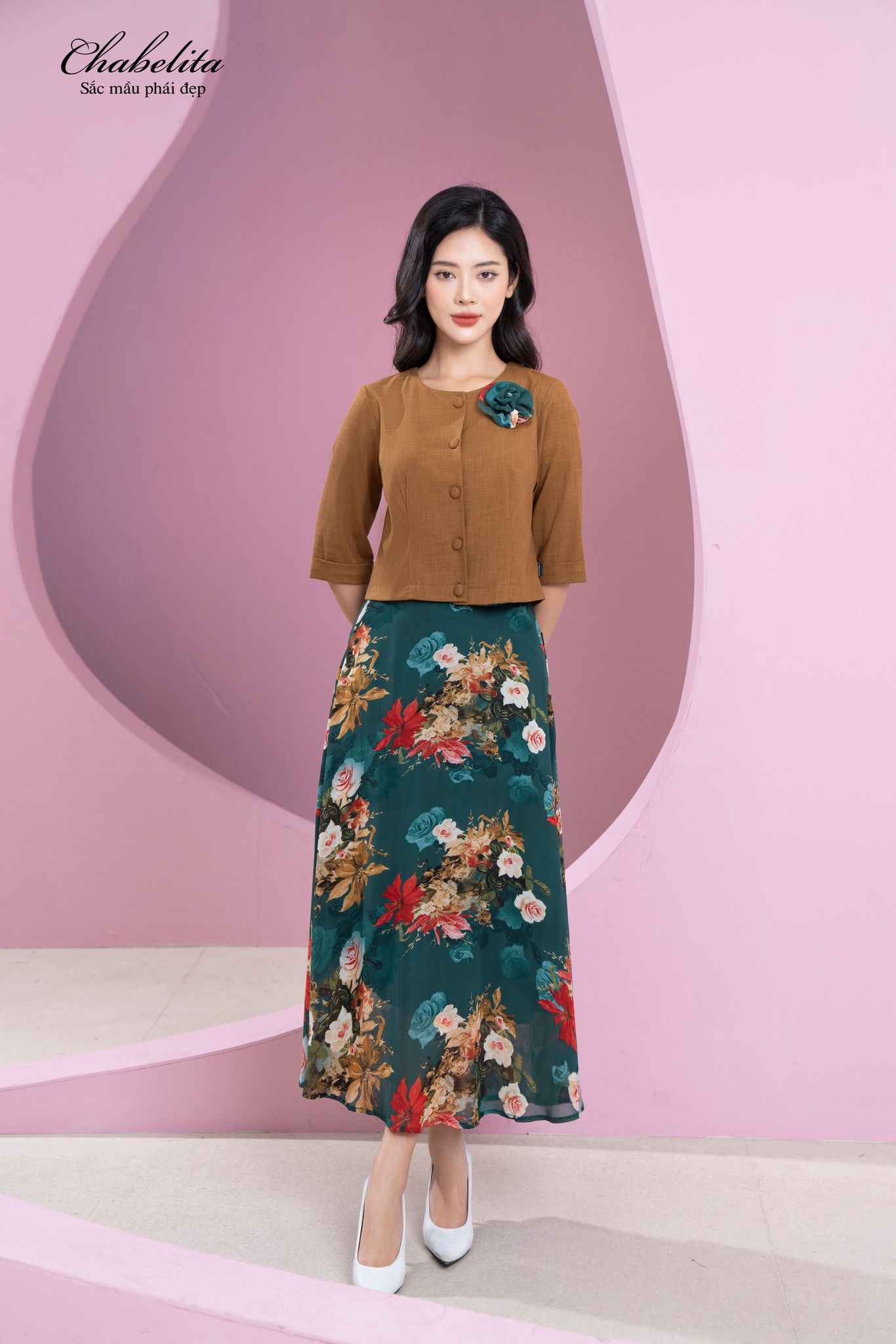 Áo vest ký giả màu vàng