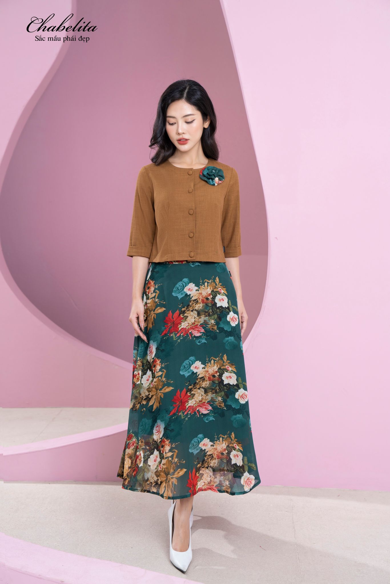 Áo vest ký giả màu vàng