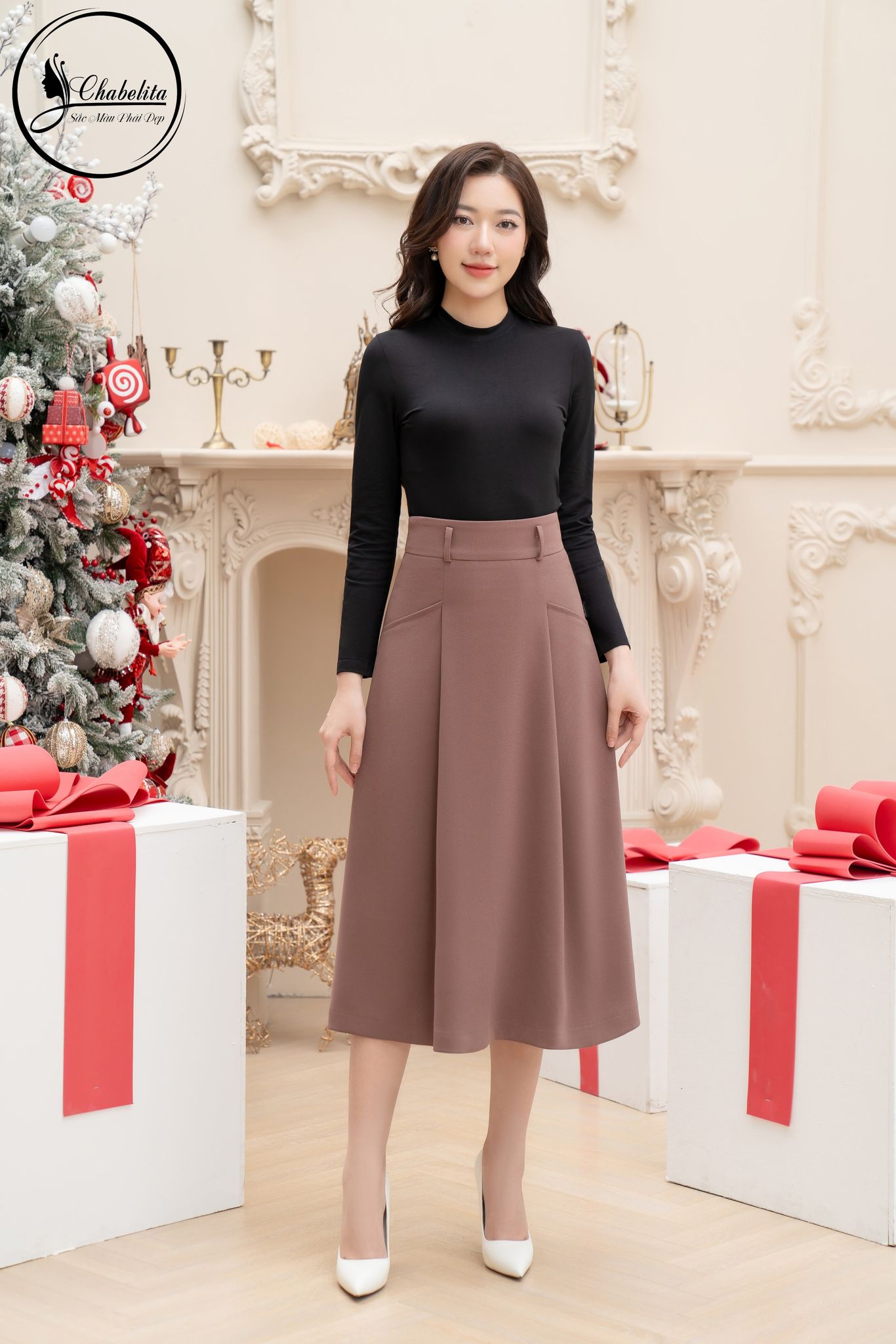 Áo giữ nhiệt dài tay màu đen