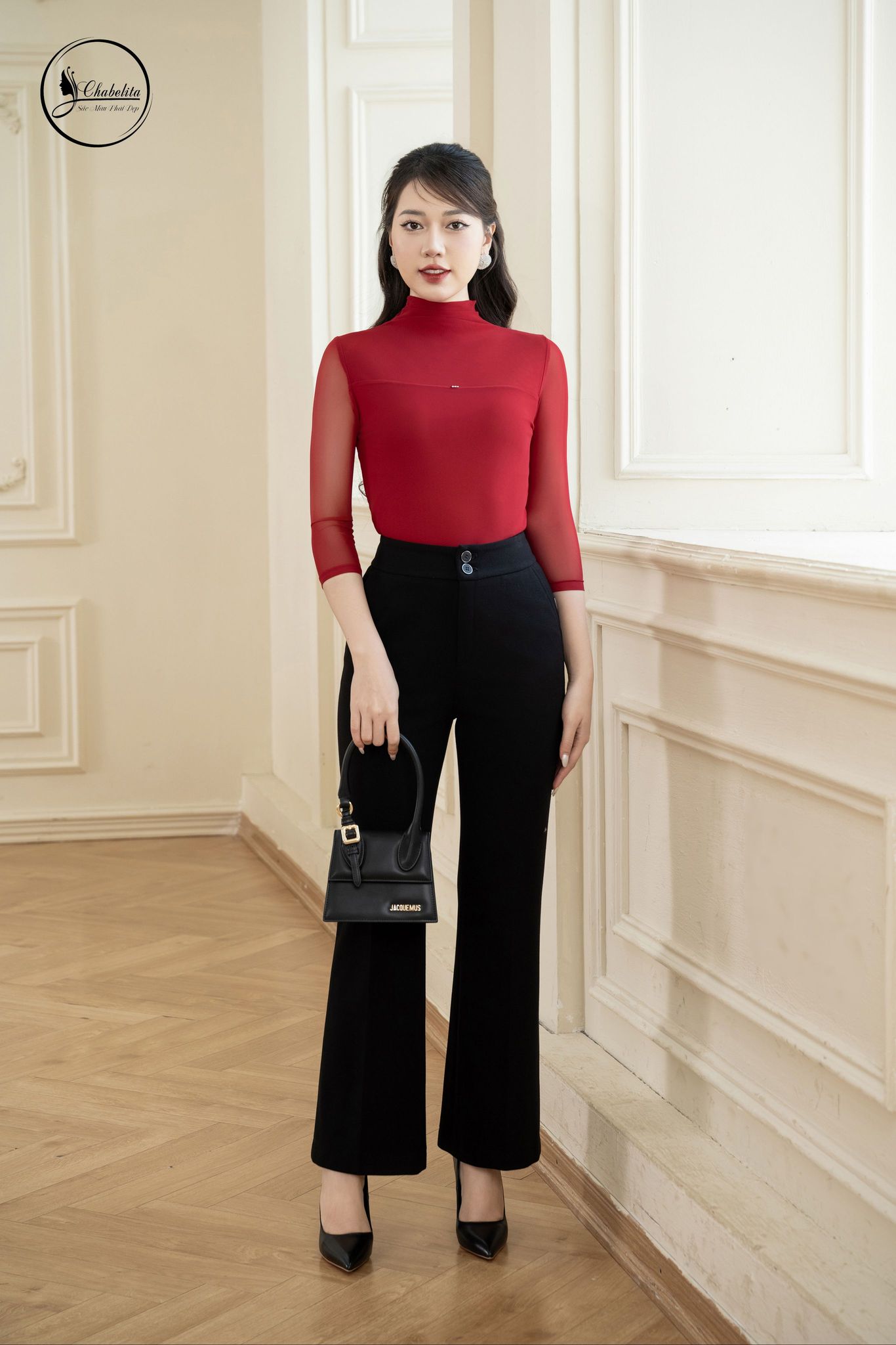 Áo thun tay cộc màu đô