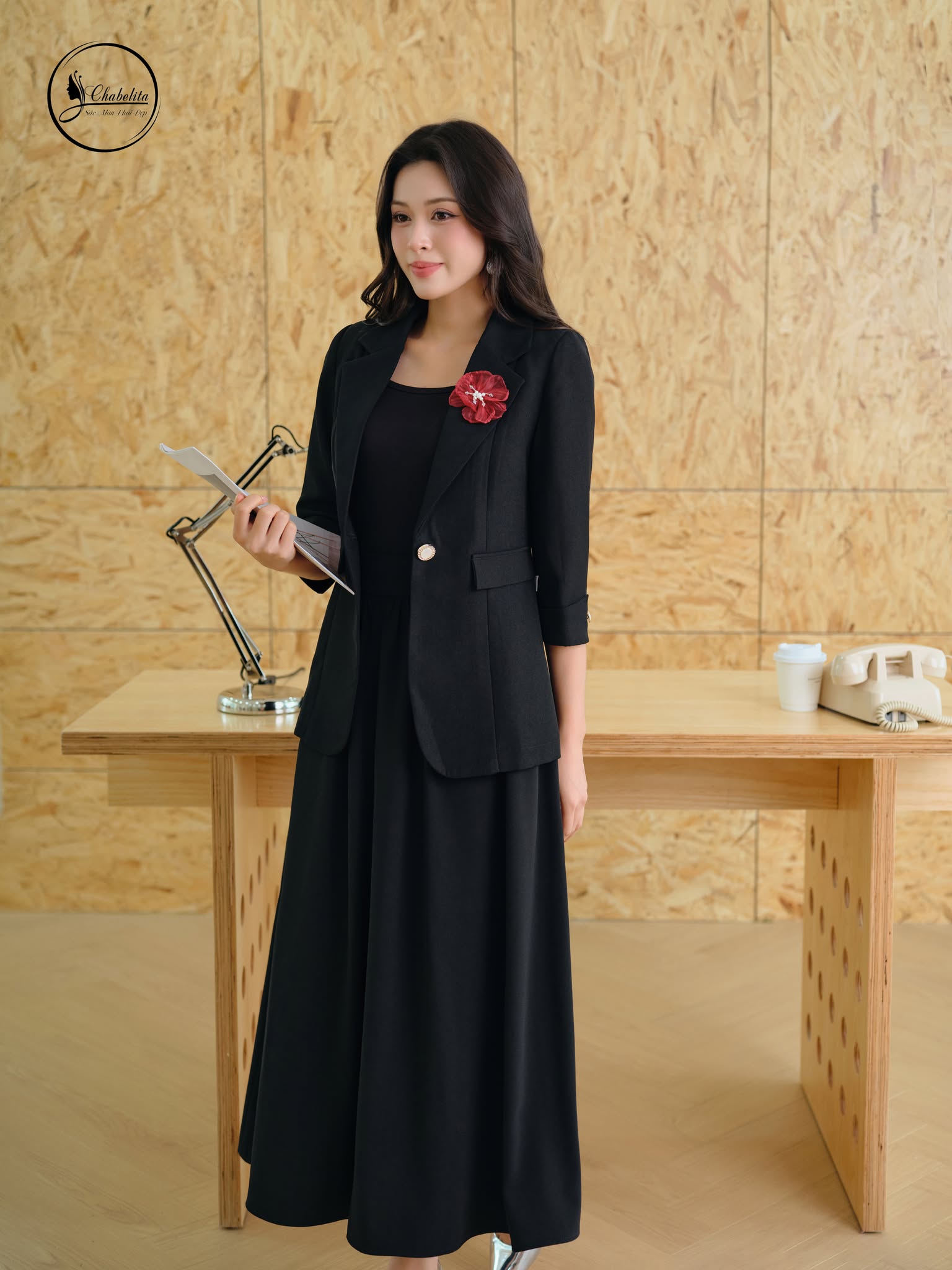 Áo vest 1 lớp màu đen