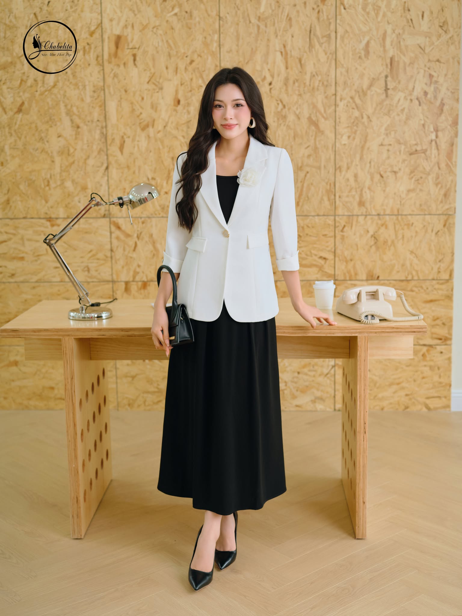 Áo vest 1 lớp màu trắng