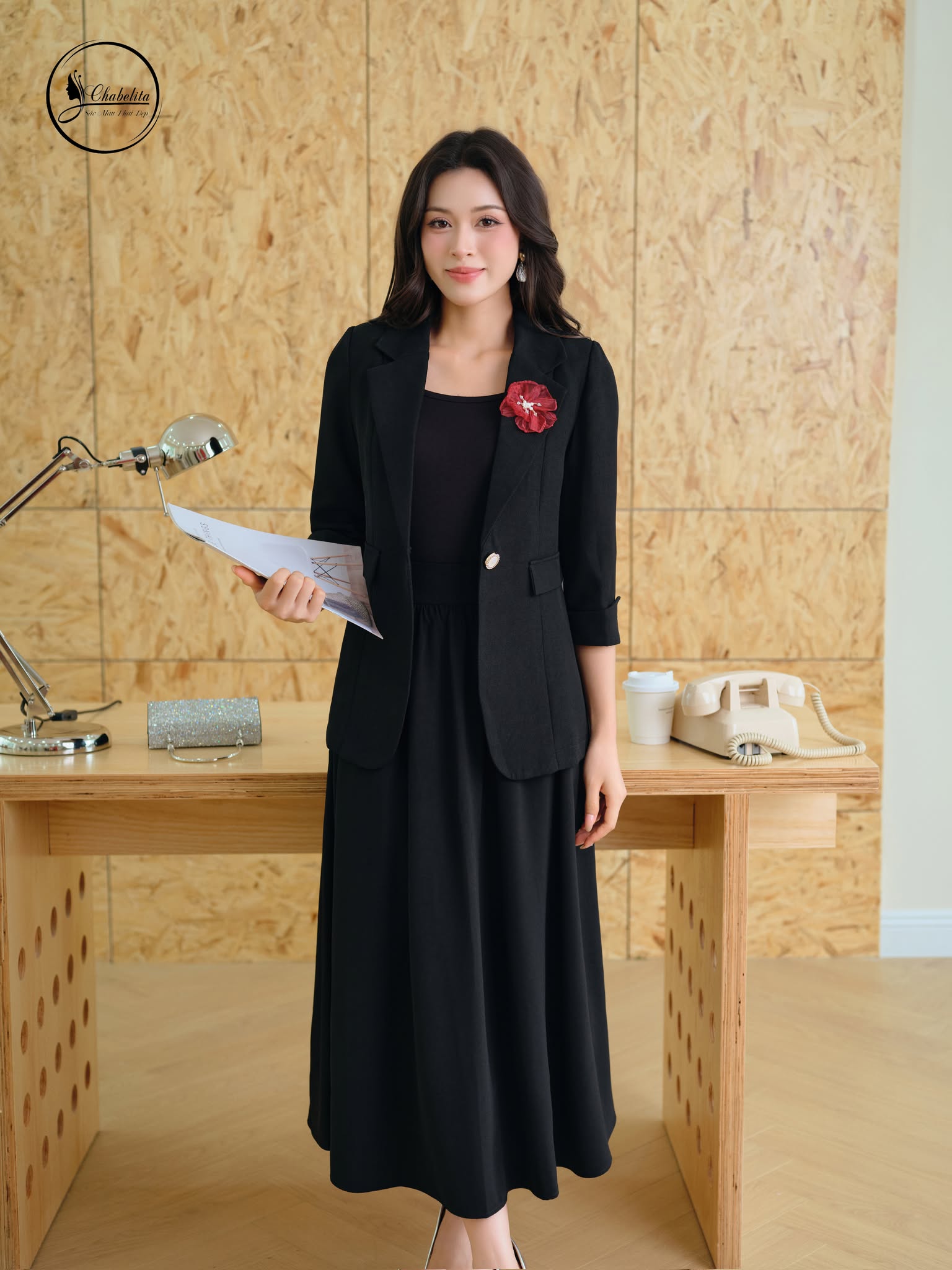 Áo vest 1 lớp màu đen