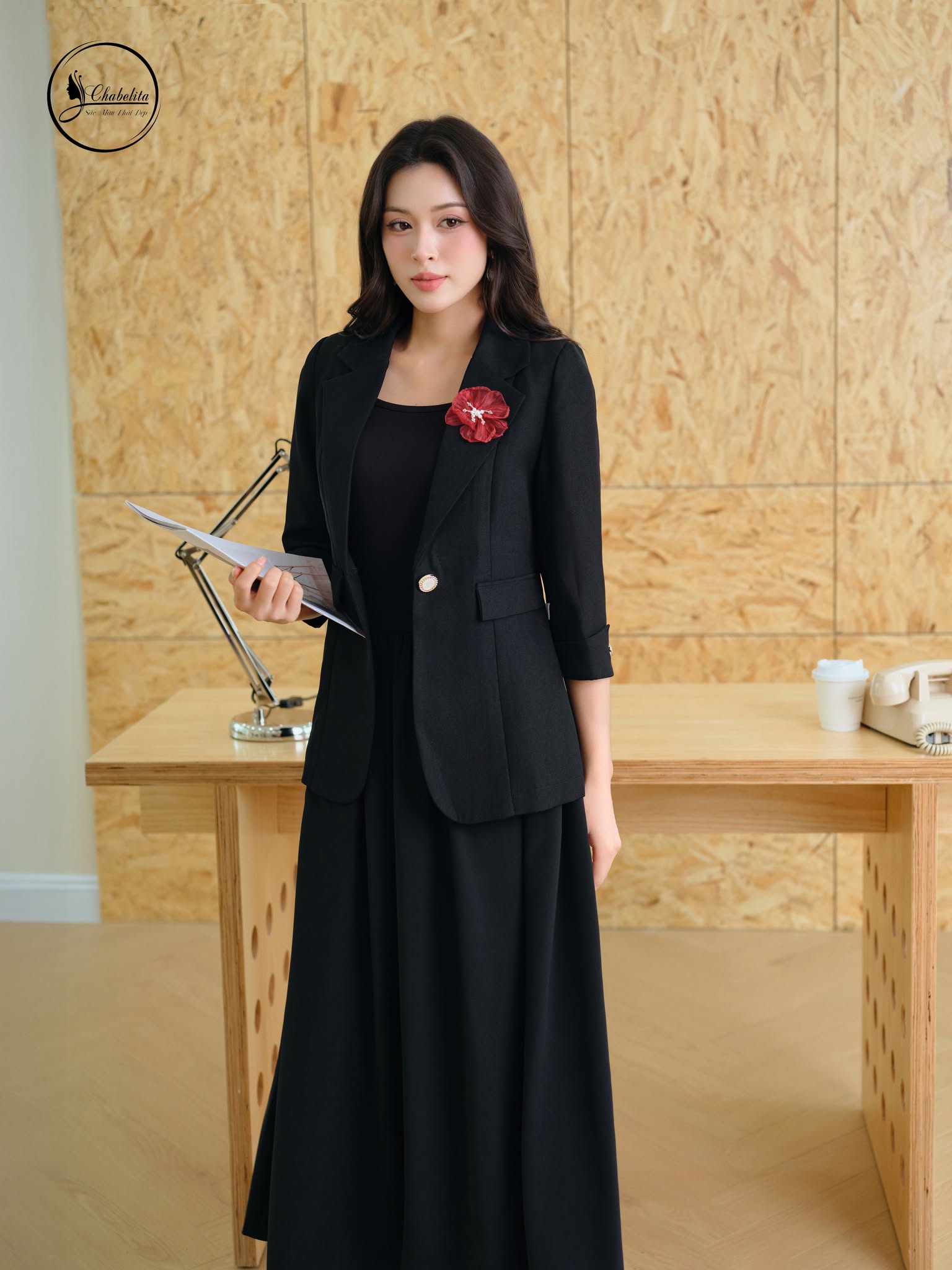 Áo vest 1 lớp màu đen