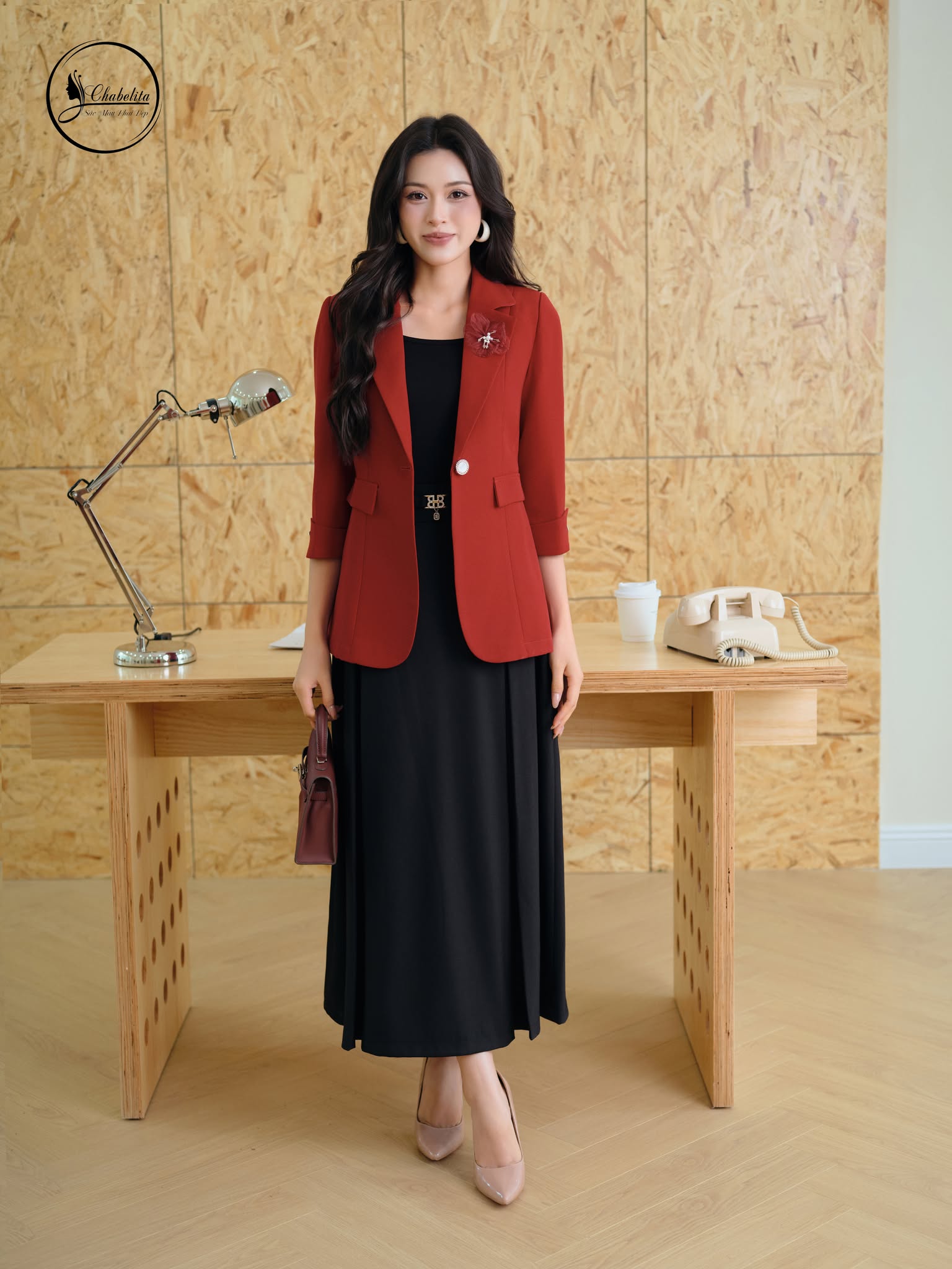 Áo vest 1 lớp màu đỏ