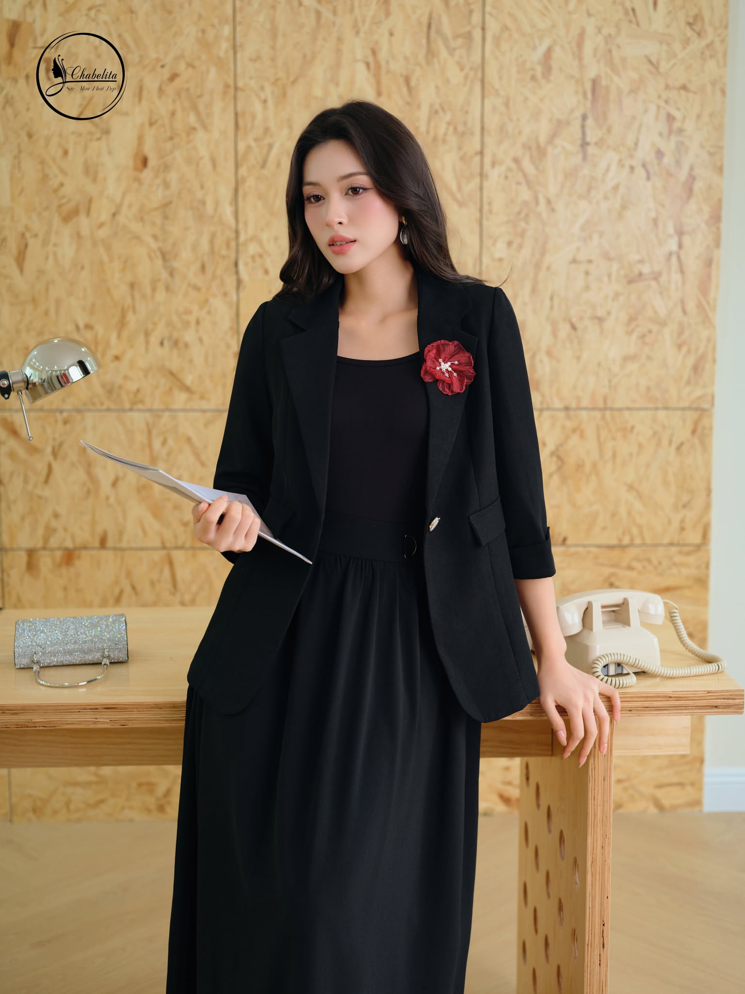 Áo vest 1 lớp màu đen