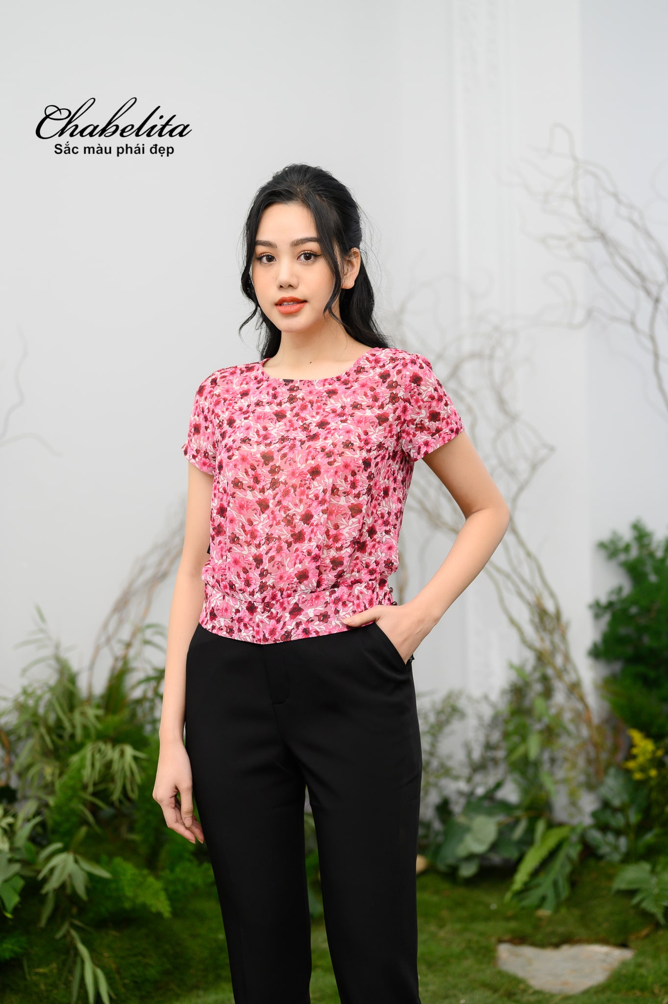 Áo bo gấu màu hồng