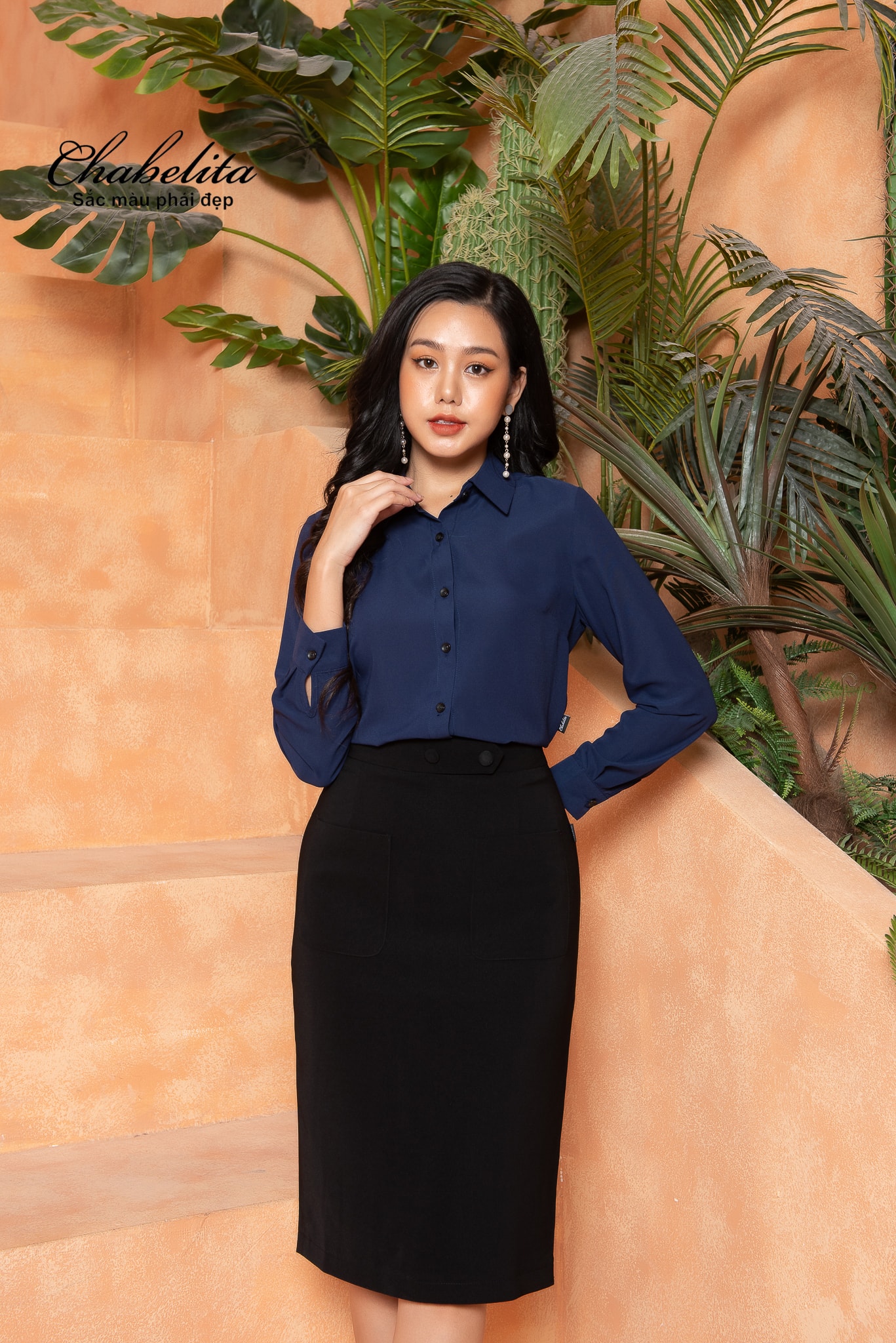 Áo sơ mi cổ đức