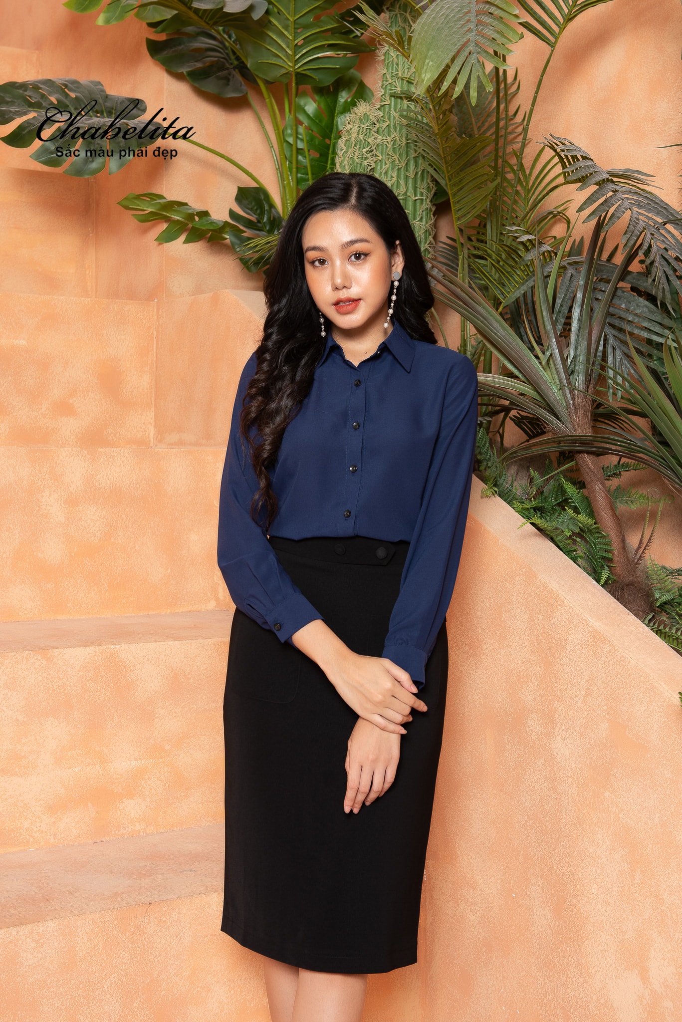 Áo sơ mi cổ đức